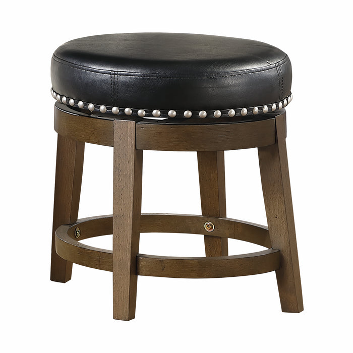 Westby - Round Swivel Stool, Black