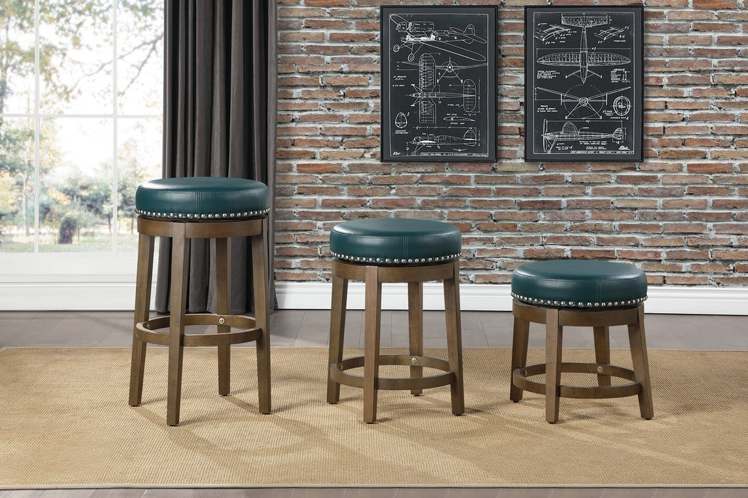 Westby - Round Swivel Stool, Green