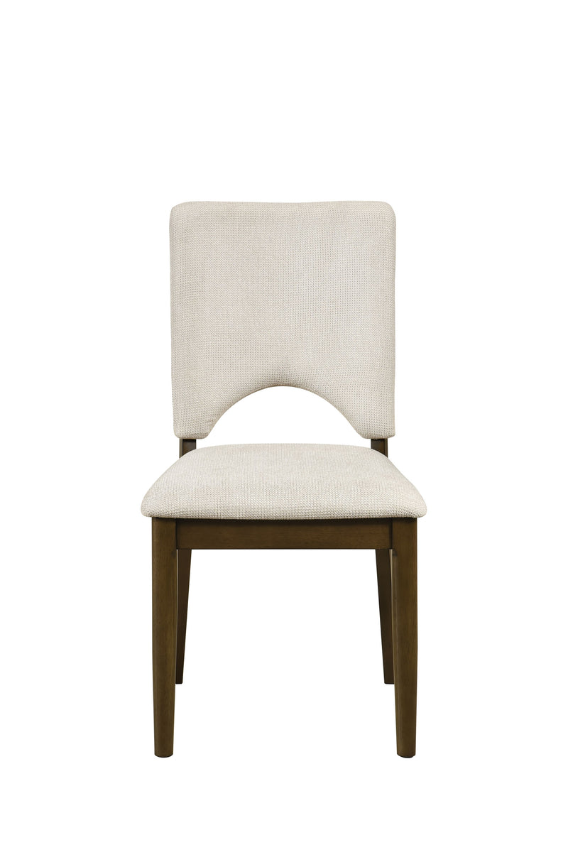 - Side Chair, Light Beige Fabric