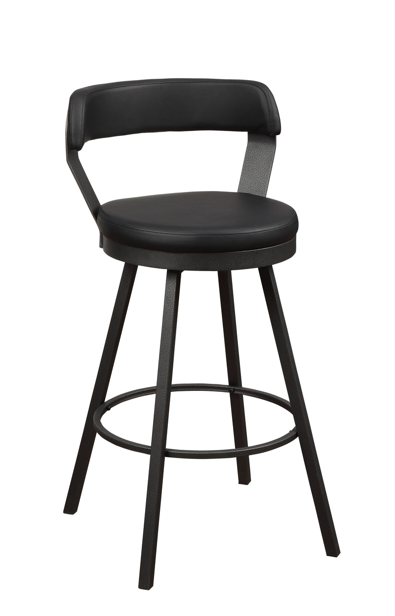 Appert - Swivel Pub Height  Chair, Black