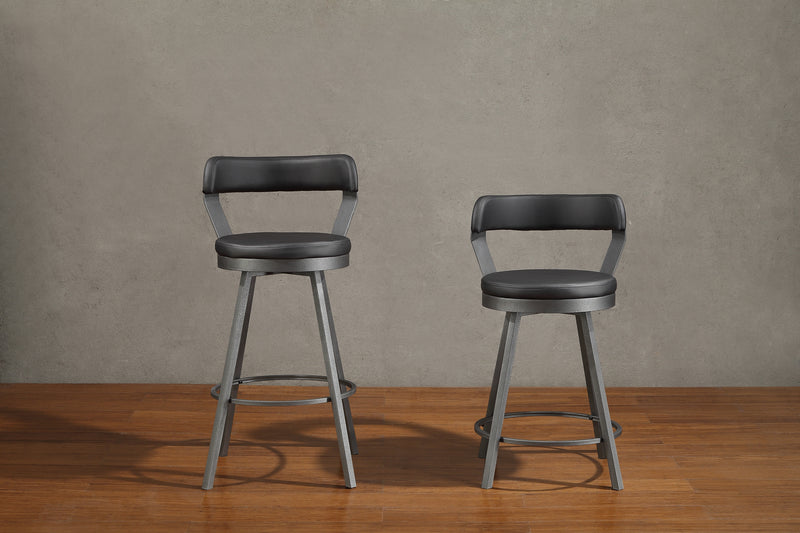 Appert - Swivel Pub Height  Chair, Black
