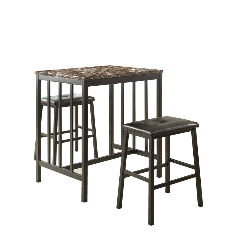Edgar - 3-Piece Pack Counter Height Set