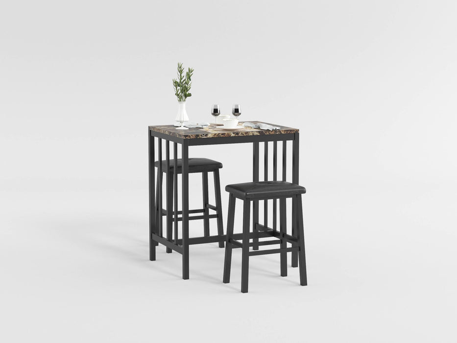 Edgar - 3-Piece Pack Counter Height Set