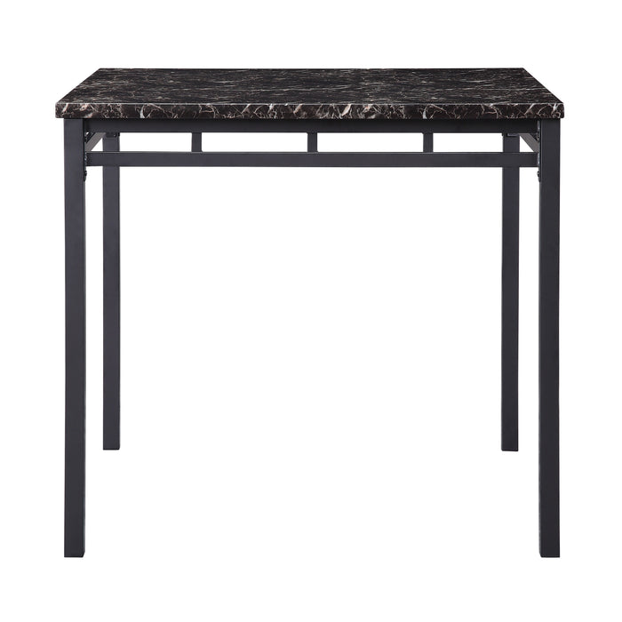 Olney - 5-Piece Pack Counter Height Set, Faux Marble Top