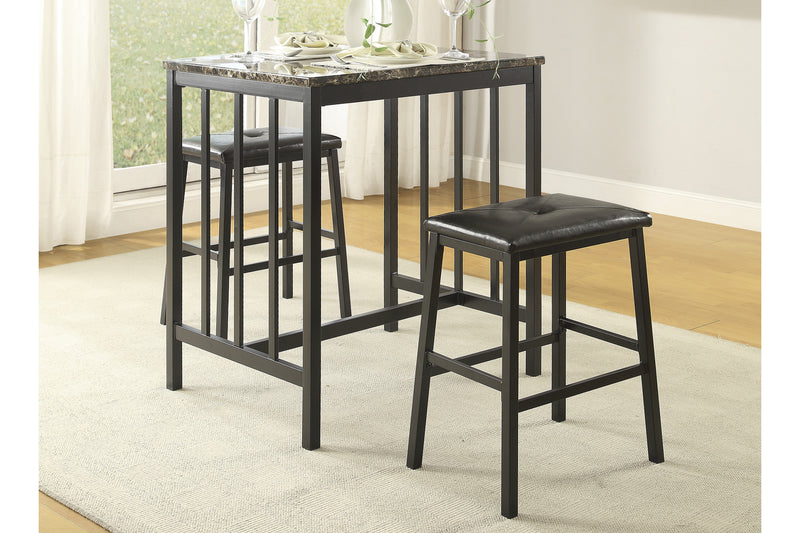Edgar - 3-Piece Pack Counter Height Set