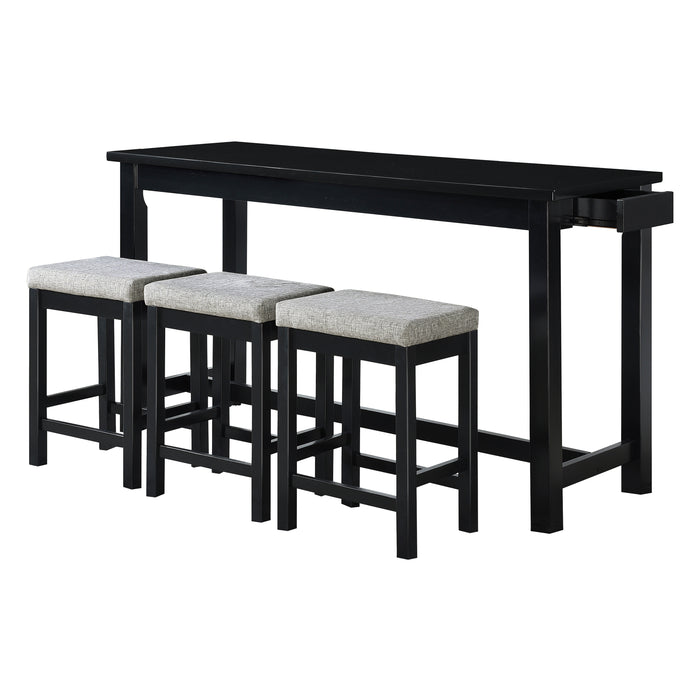 Connected - 4-Piece Pack Counter Height Set