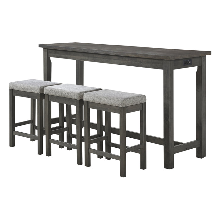 Connected - 4-Piece Pack Counter Height Set