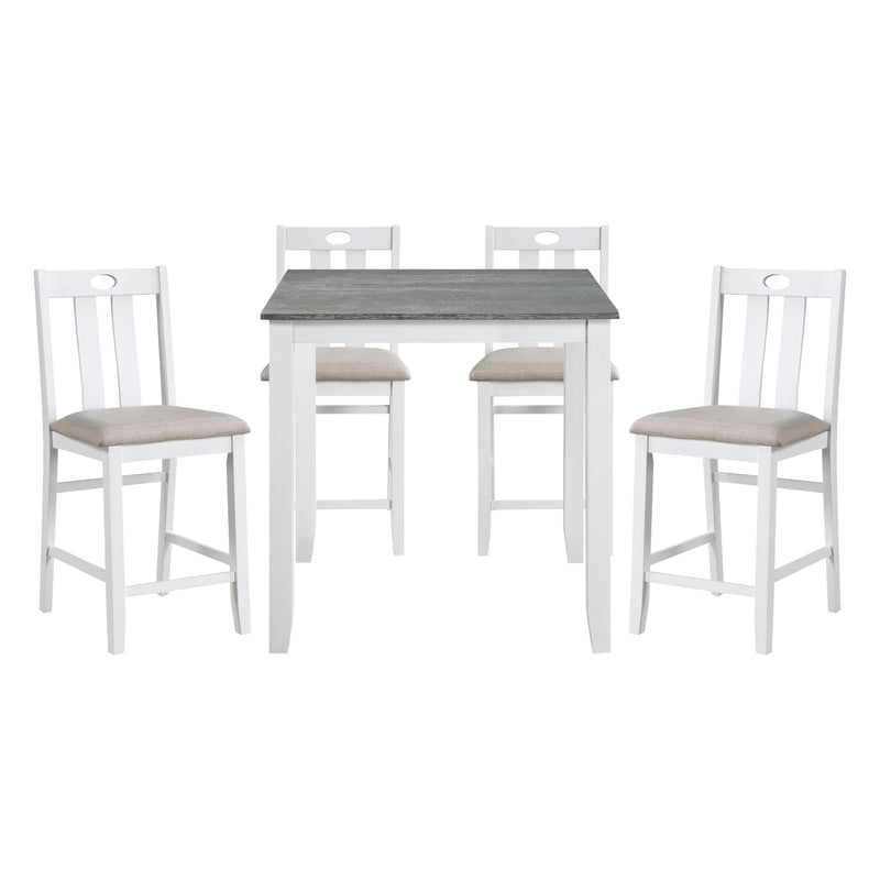 Lowell - 5-Piece Pack Counter Height Set