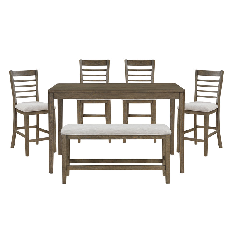 Emilia - 6-Piece Pack Counter Height Set