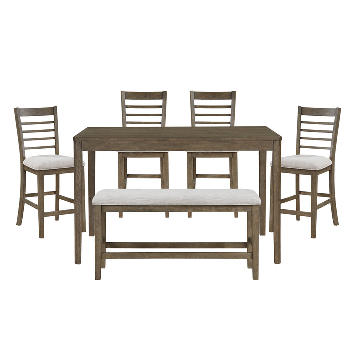 Emilia - 6-Piece Pack Counter Height Set