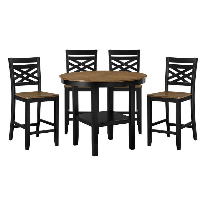 Tyler - 5-Piece Pack Counter Height Set