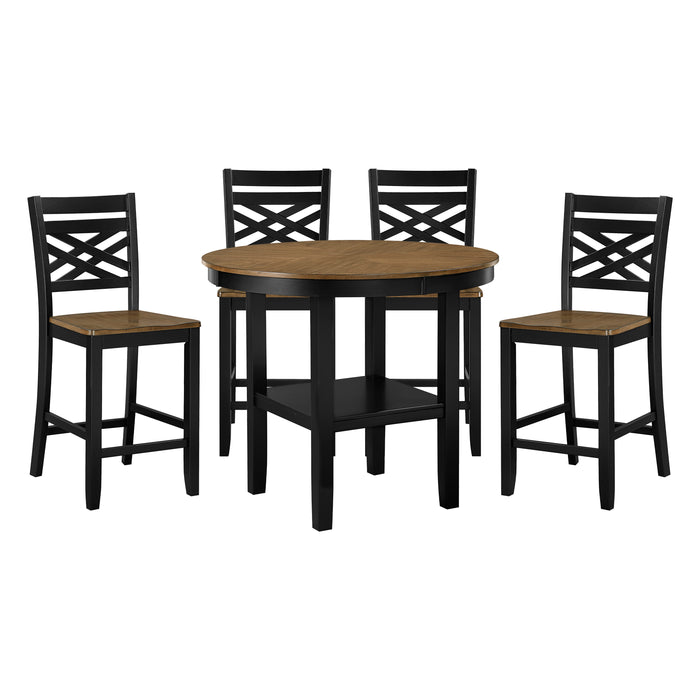 Tyler - 5-Piece Pack Counter Height Set