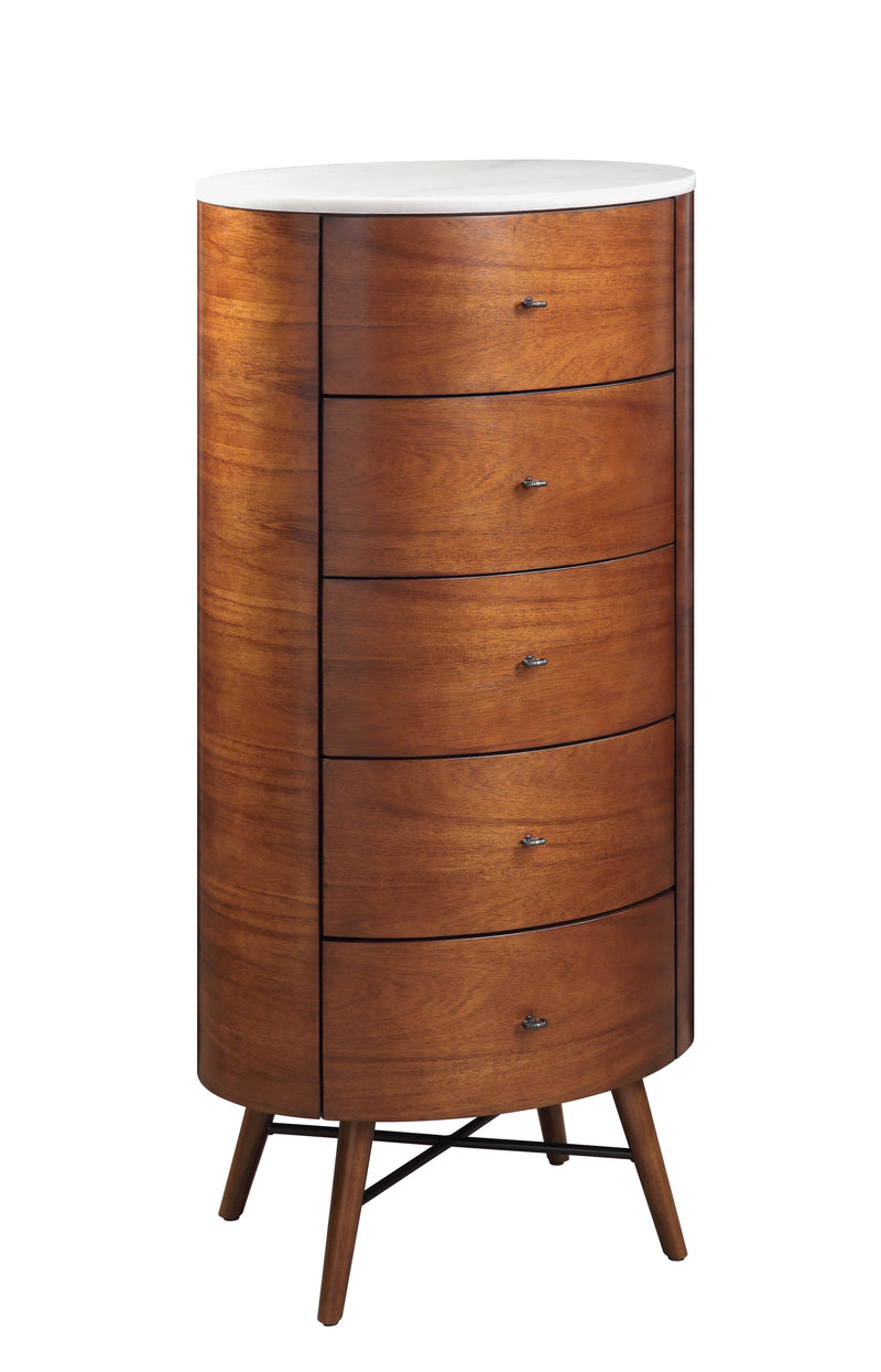 - 5-Drawer Chest, Marble Top