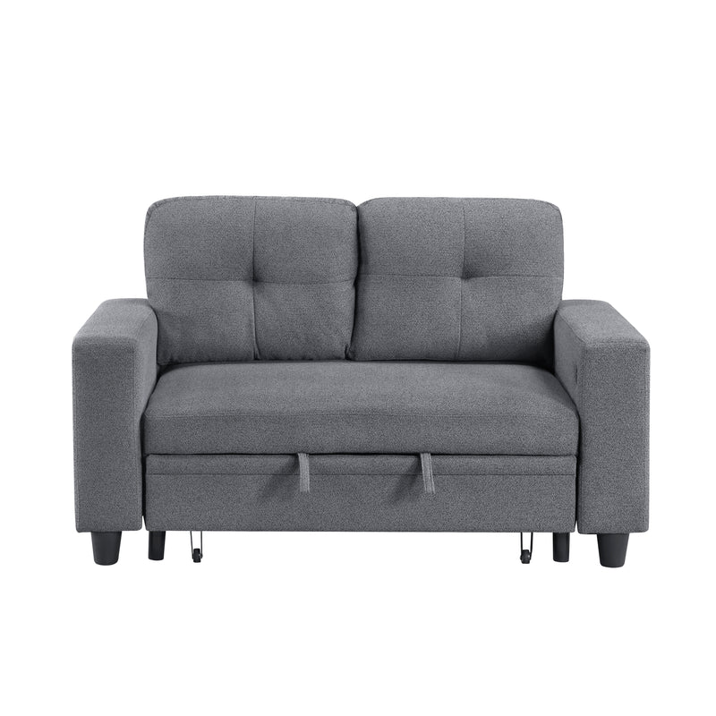 Robinson - (2)Love Seat with Pull-out Bed, Shelves and Charging Ports