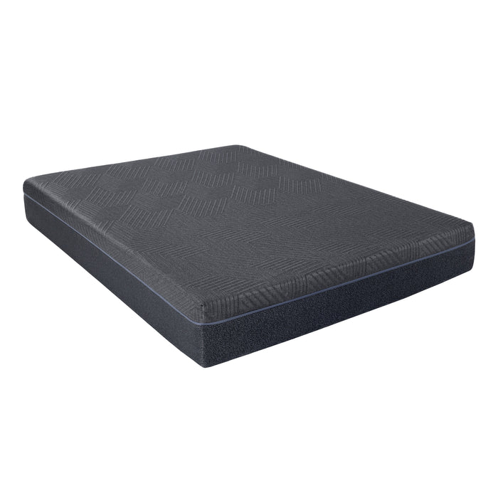 Burnham - 11" Queen Green Tea Gel-Infused Memory Foam Mattress