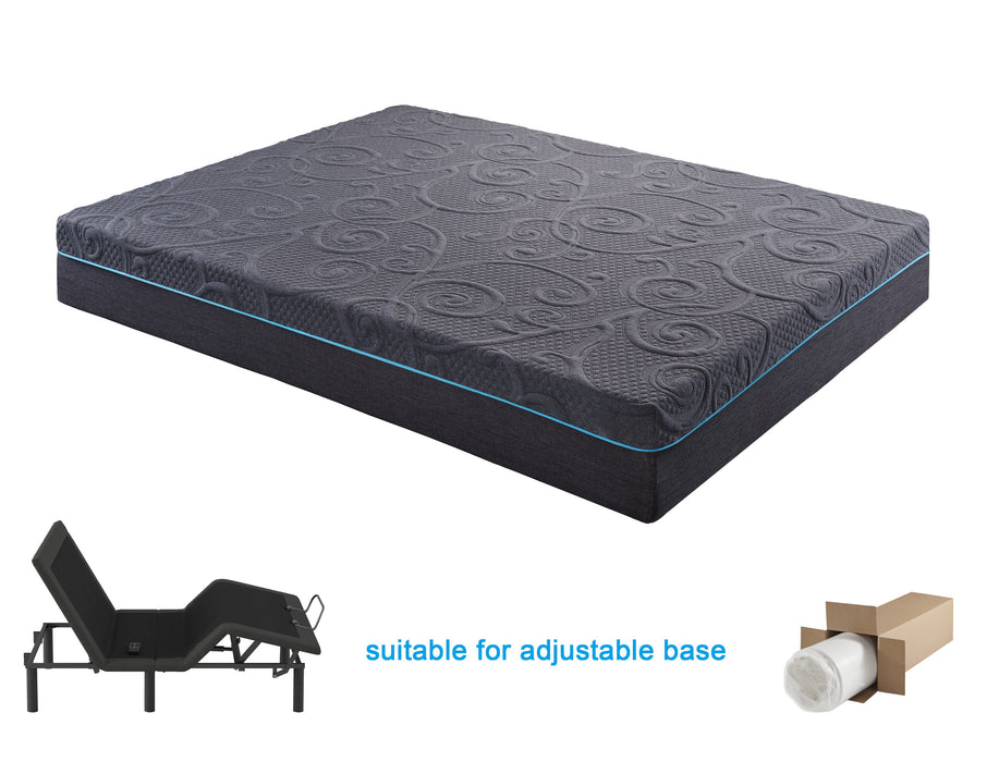 Mira - 11" Twin Gel-Infused Memory Foam Hybrid Mattress