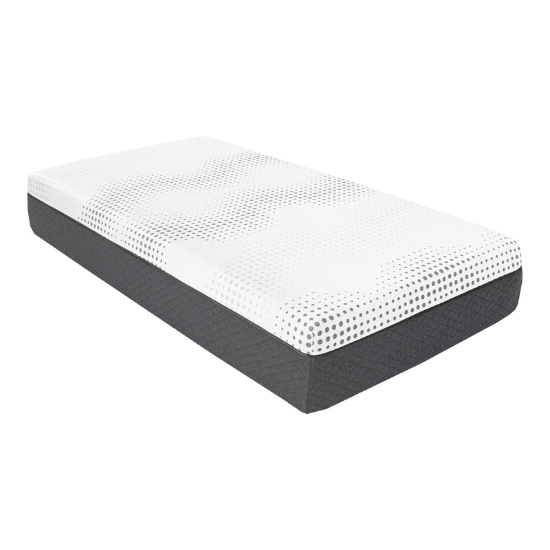 Findlay - 12" Twin Green Tea Gel-Infused Memory Foam Hybrid Mattress