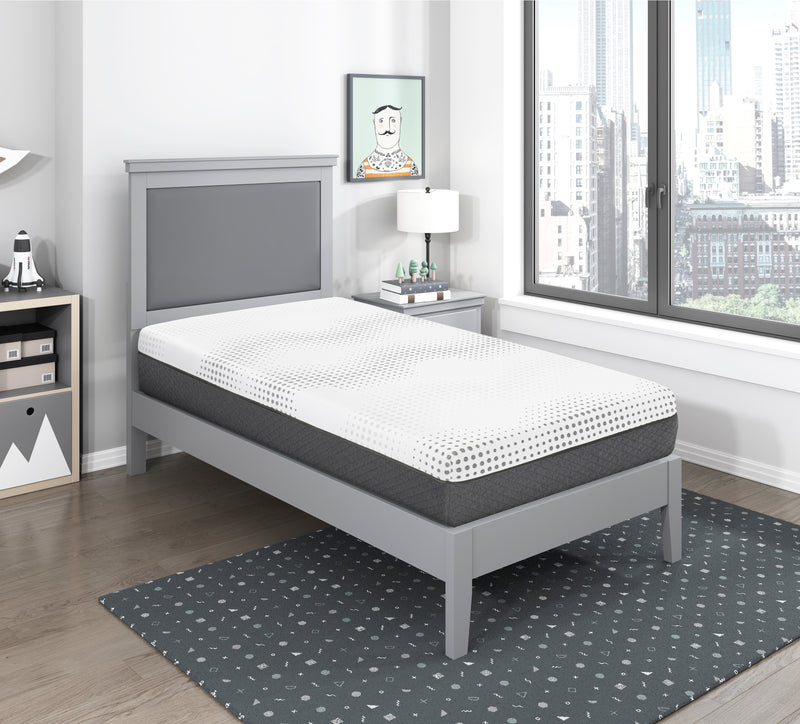 Findlay - 12" Twin Green Tea Gel-Infused Memory Foam Hybrid Mattress