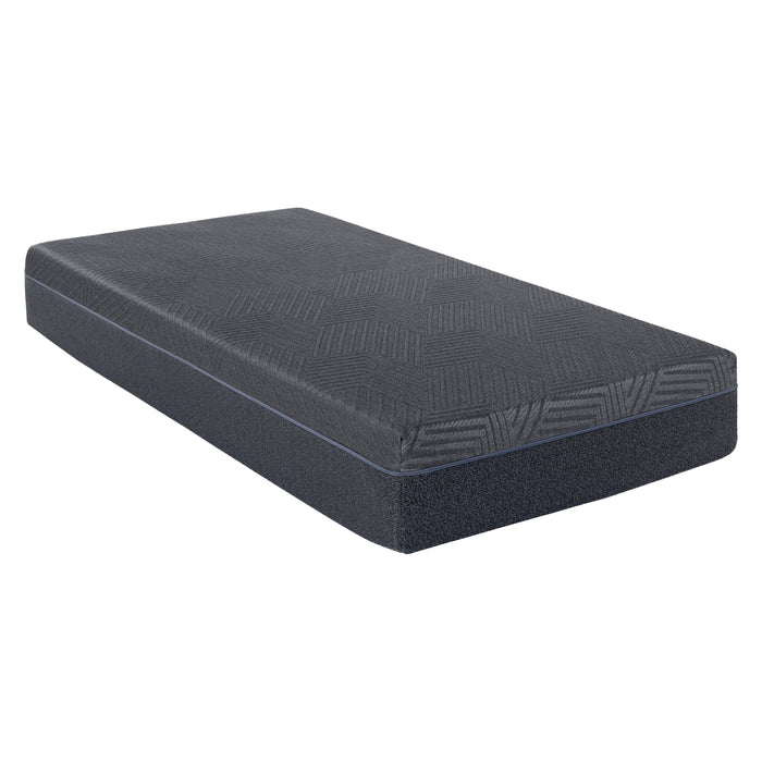 Burnham - 11" Twin Green Tea Gel-Infused Memory Foam Mattress