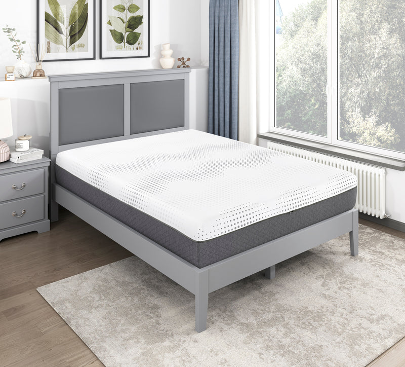 Findlay - 12" Queen Green Tea Gel-Infused Memory Foam Hybrid Mattress