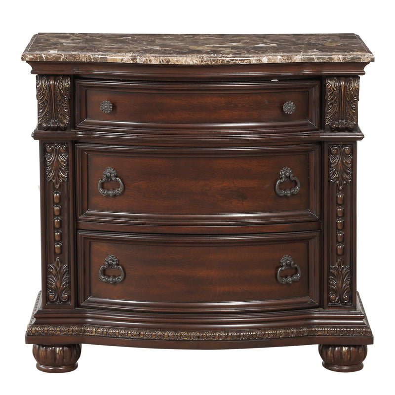 Cavalier - NIGHT STAND, MARBLE TOP