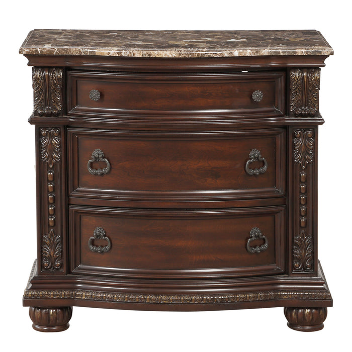 Cavalier - NIGHT STAND, MARBLE TOP