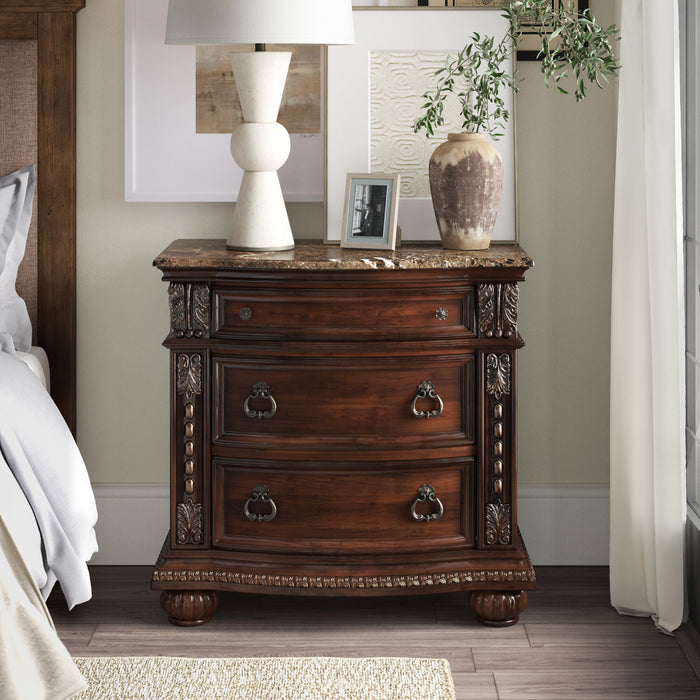 Cavalier - NIGHT STAND, MARBLE TOP