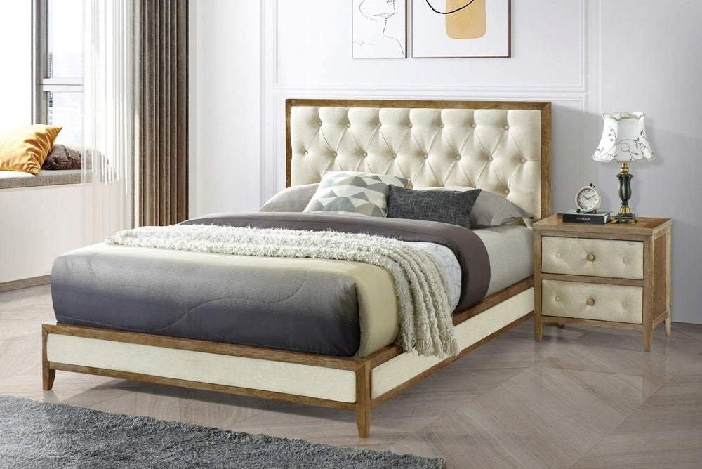 - Nightstand, Walnut Finish