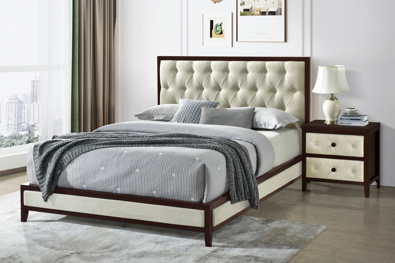 - Nightstand, Cherry Espresso Finish