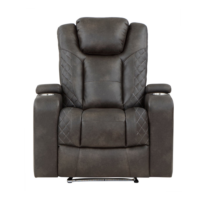 Tabor - Power Reclining Chair with Power Headrest and Storage Arms, Cup Holders