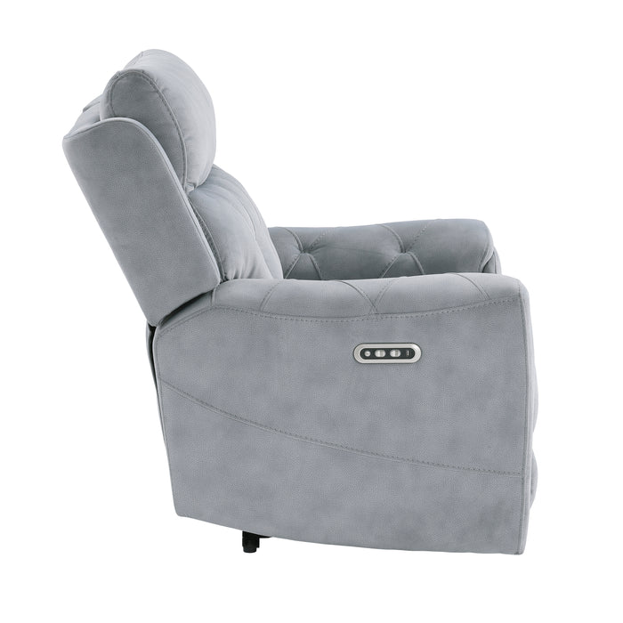 Celeste - Power Reclining Chair with Power Headrest, Hidden Arms Cup Holders and Charging Ports