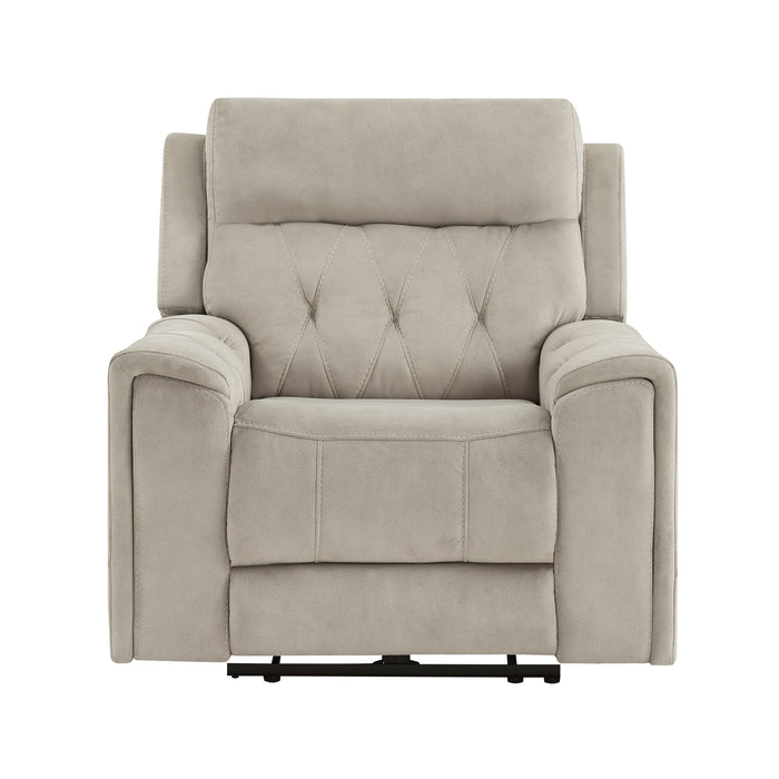 Celeste - Power Reclining Chair with Power Headrest, Hidden Arms Cup Holders and Charging Ports