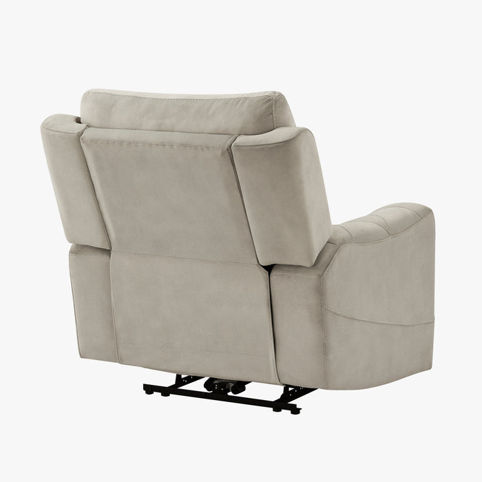 Celeste - Power Reclining Chair with Power Headrest, Hidden Arms Cup Holders and Charging Ports