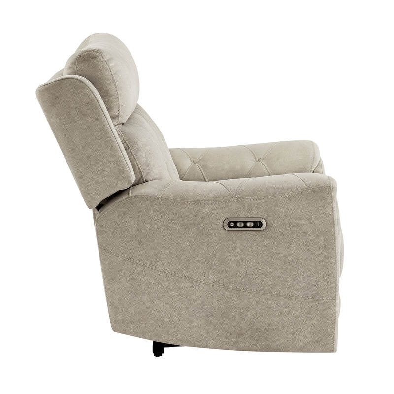 Celeste - Power Reclining Chair with Power Headrest, Hidden Arms Cup Holders and Charging Ports