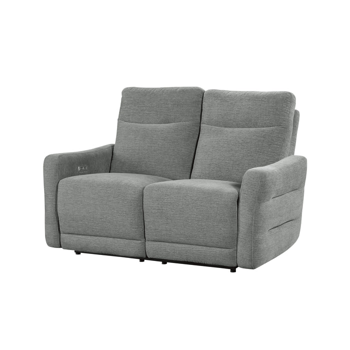 Edition - Power Double Lay Flat Reclining Love Seat with Power Headrests and USB Ports