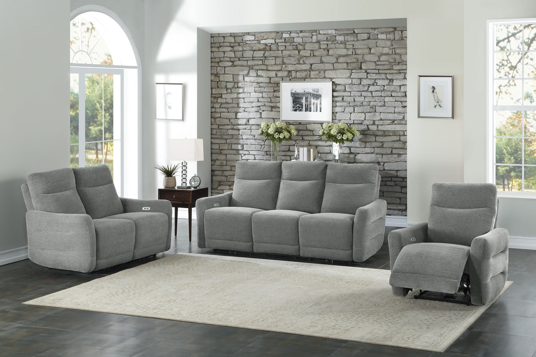 Edition - Power Double Lay Flat Reclining Love Seat with Power Headrests and USB Ports