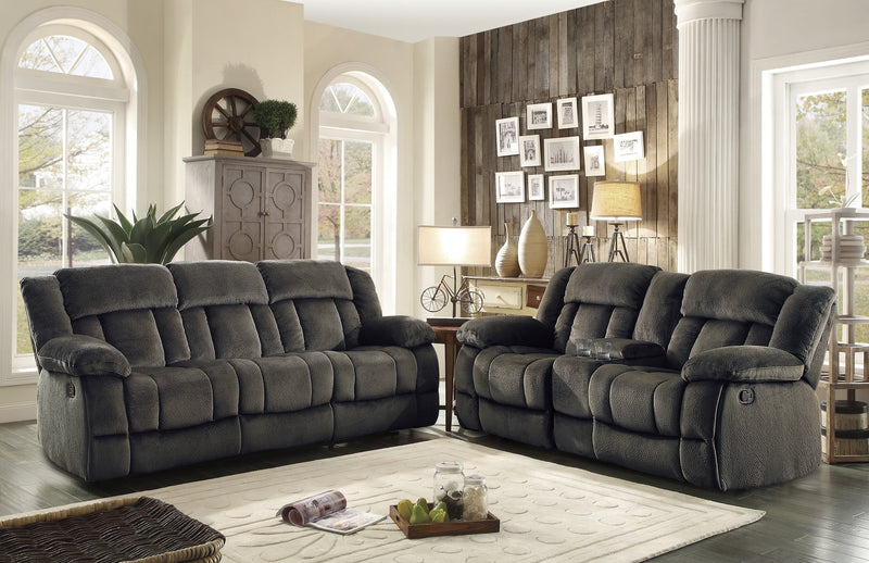 Laurelton - Double Glider Reclining Love Seat with Center Console