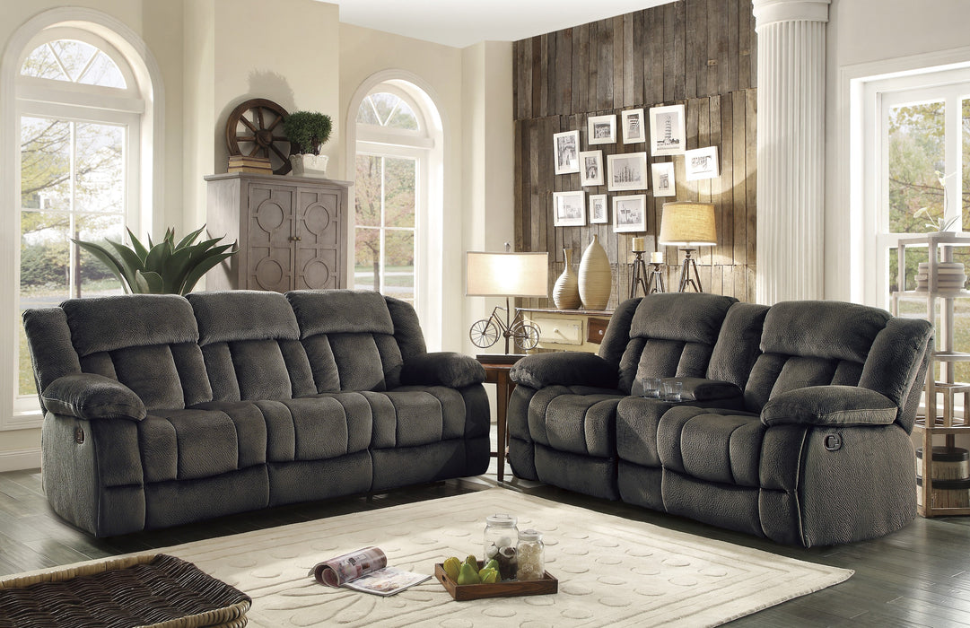 Laurelton - Double Glider Reclining Love Seat with Center Console