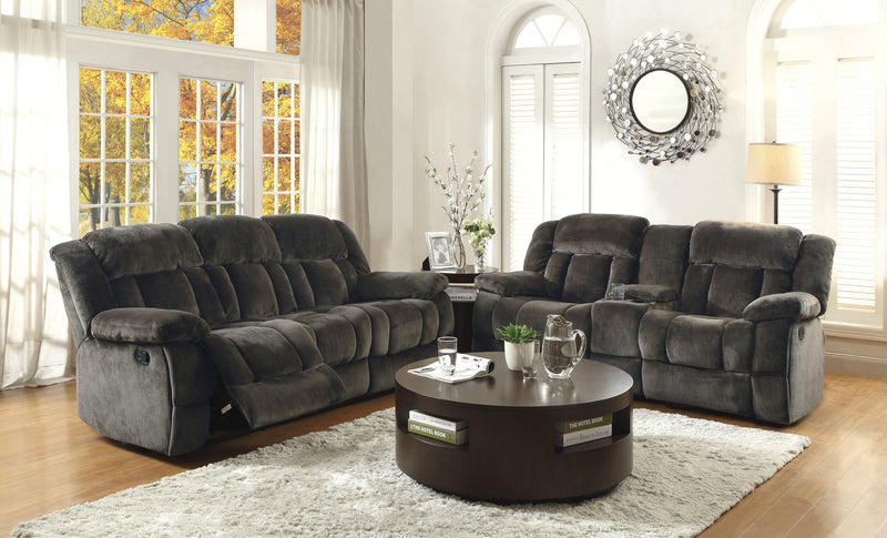 Laurelton - Double Glider Reclining Love Seat with Center Console