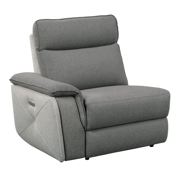 Maroni - (3)Power Double Reclining Love Seat with Center Console and Power Headrests