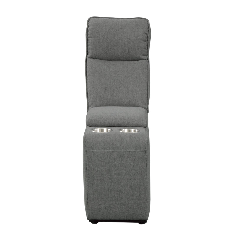 Maroni - (3)Power Double Reclining Love Seat with Center Console and Power Headrests
