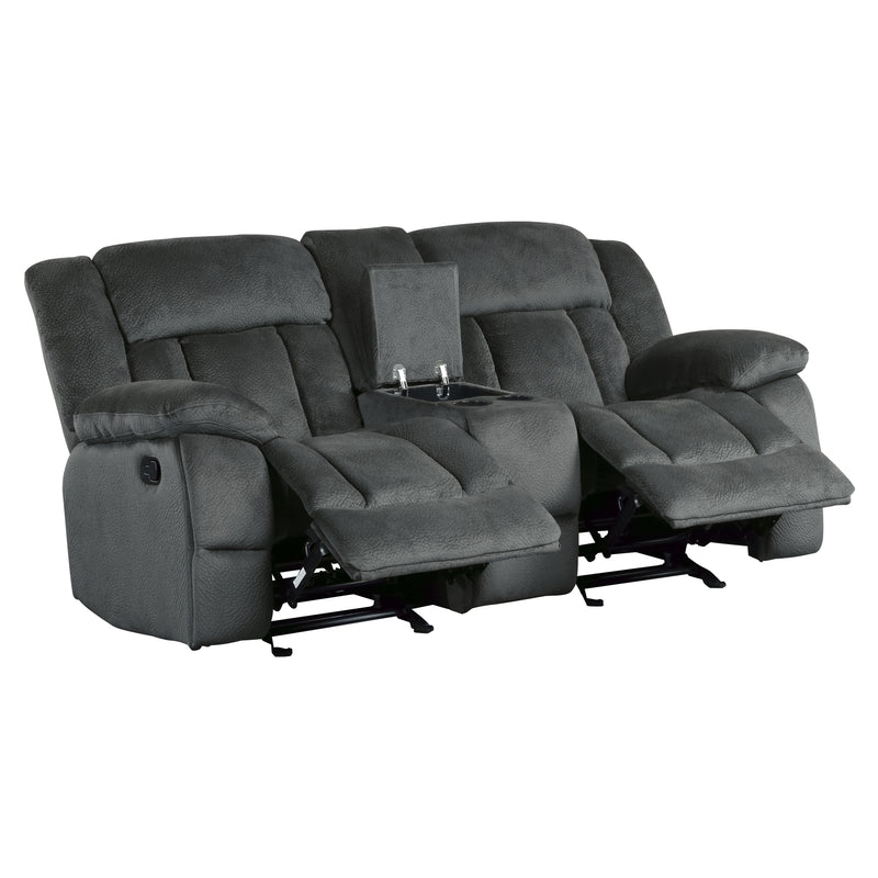 Laurelton - Double Glider Reclining Love Seat with Center Console