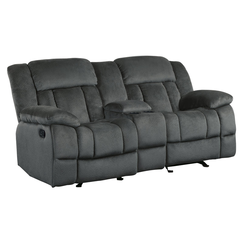 Laurelton - Double Glider Reclining Love Seat with Center Console