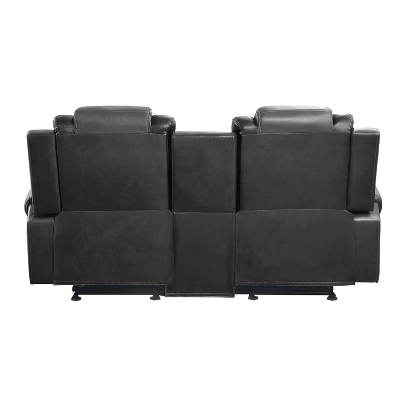 Briscoe - Double Glider Reclining Love Seat with Center Console