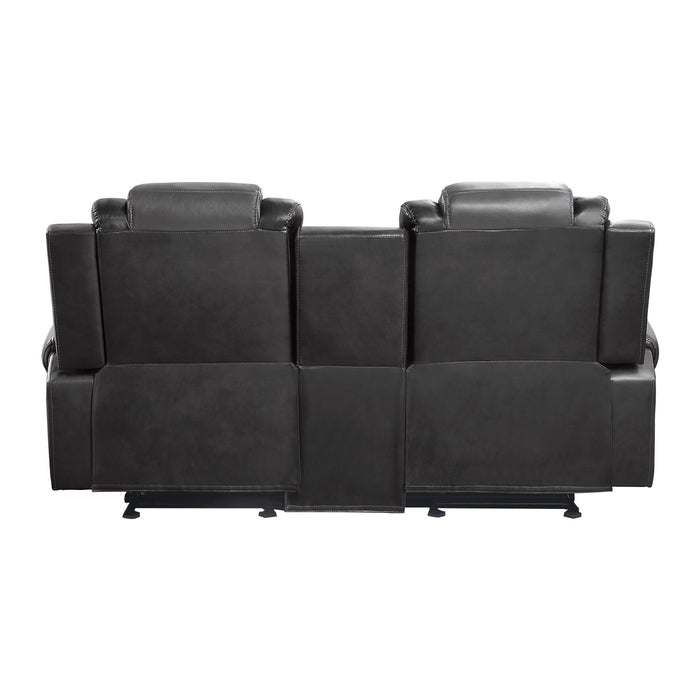 Briscoe - Double Glider Reclining Love Seat with Center Console