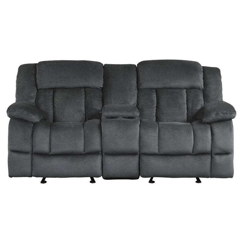 Laurelton - Double Glider Reclining Love Seat with Center Console