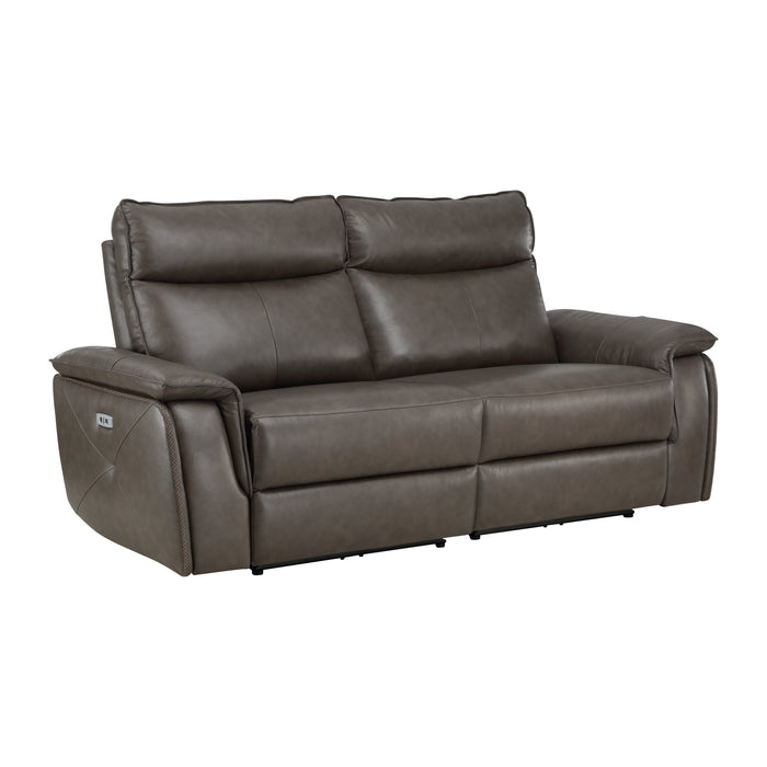 Maroni - (2)Power Double Reclining Love Seat with Power Headrests