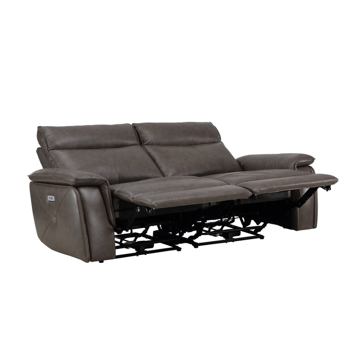 Maroni - (2)Power Double Reclining Love Seat with Power Headrests