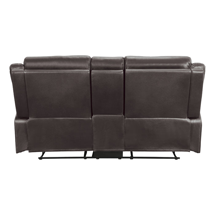 Yerba - Double Lay Flat Reclining Love Seat with Center Console