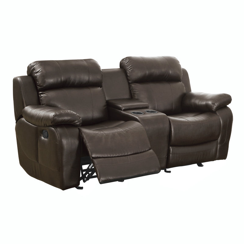 Marille - Double Glider Reclining Love Seat with Center Console